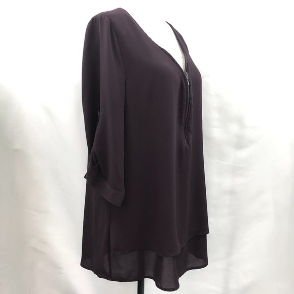 Reitmans | Plum Flowy Blouse (size L) - Picture 2 of 6